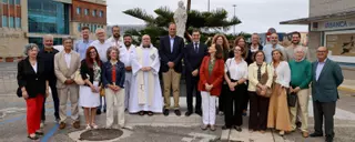 O Berbés honra a la Virgen del Carmen con una escultura