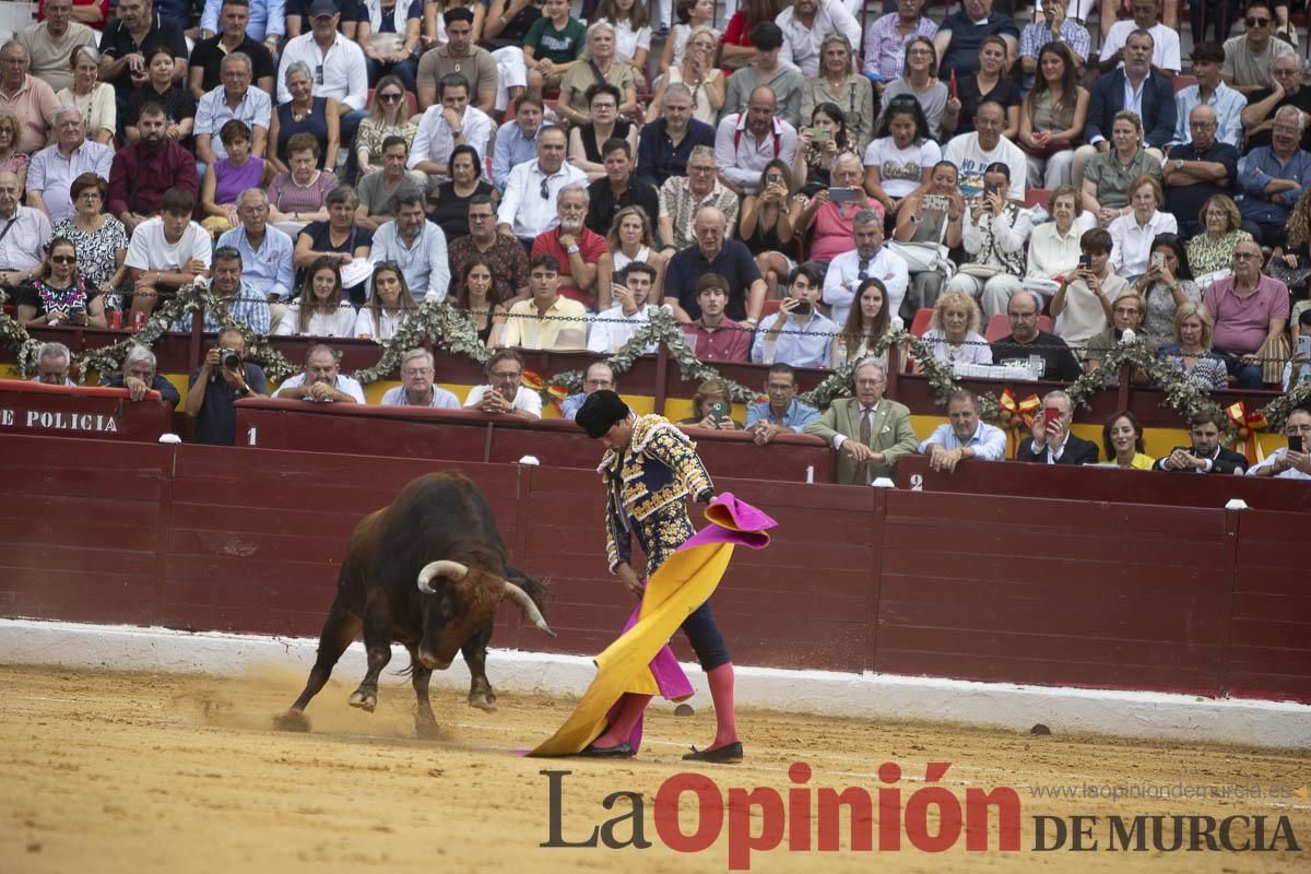 Cuarta corrida en la Feria Taurina de Murcia (Castella, Manzanares y Ureña)