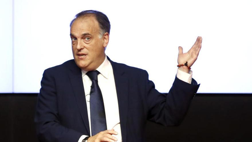 El presidente de LaLiga, Javier Tebas.