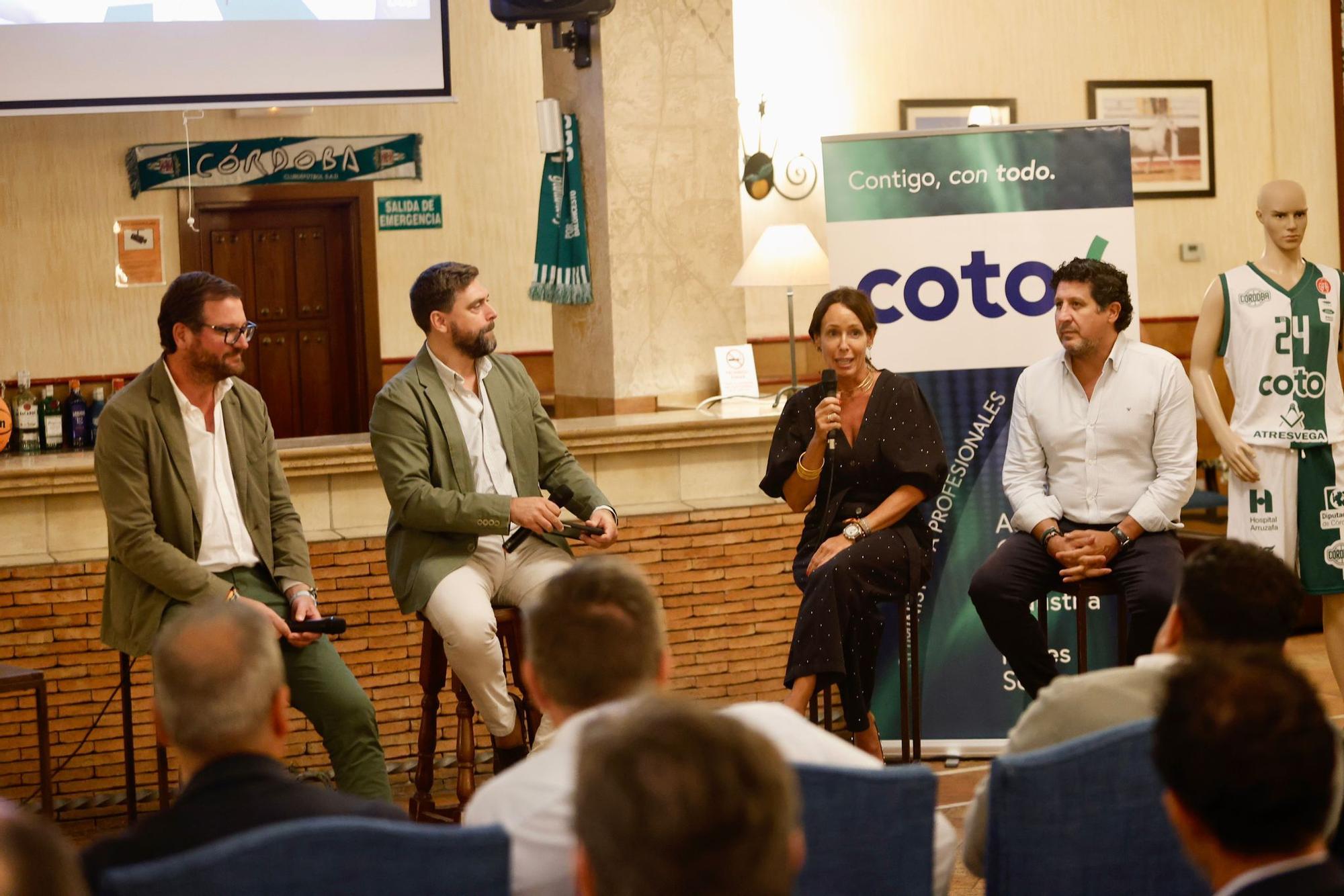 La presentación del proyecto del Coto Córdoba Baloncesto, en imágenes