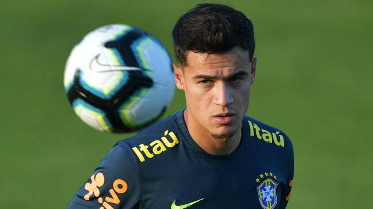 Coutinho recupera la sonrisa en Brasil. El caño que no se ha visto en toda la temporada en el Barça