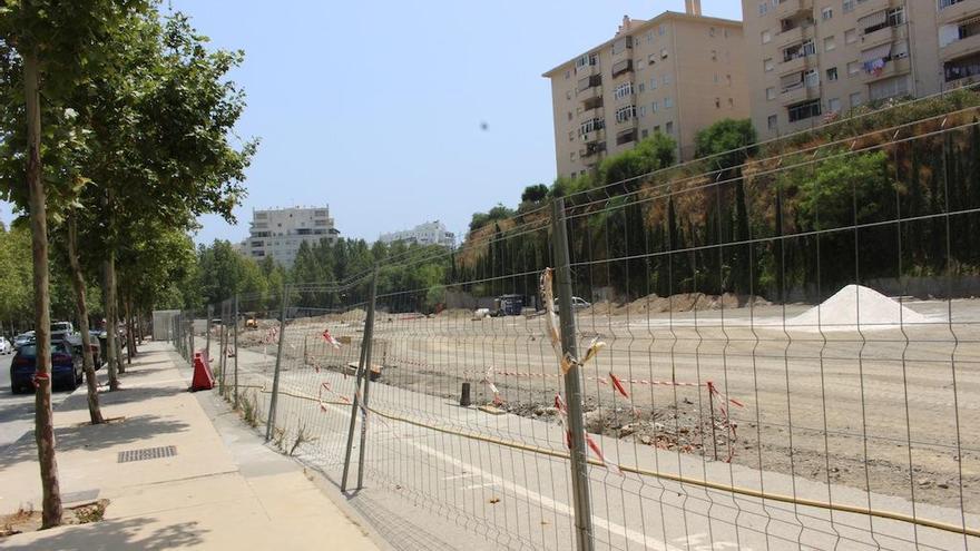 Imagen de las obras de Arroyo Primero, en Marbella.