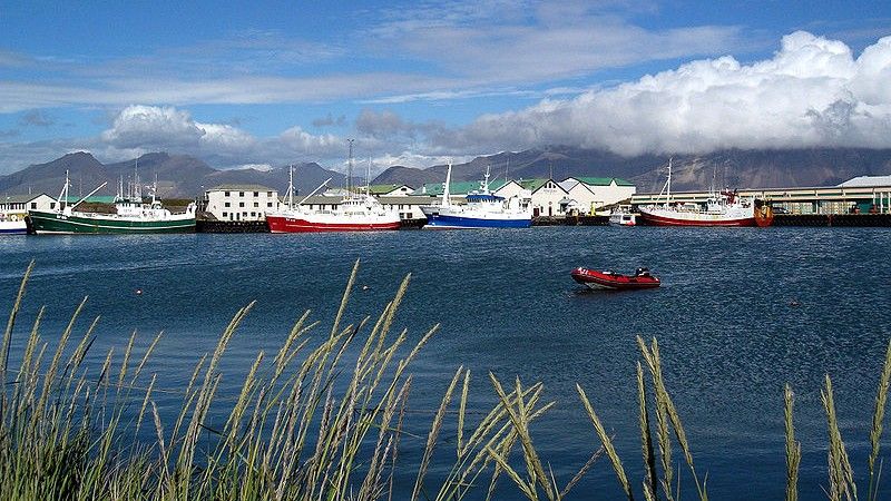 La localidad pesquera de Höfn, en Islandia.