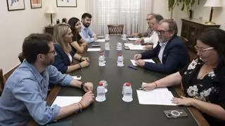 Martí y Barrachina abordan el cambio de gobierno en la Diputación de Castellón