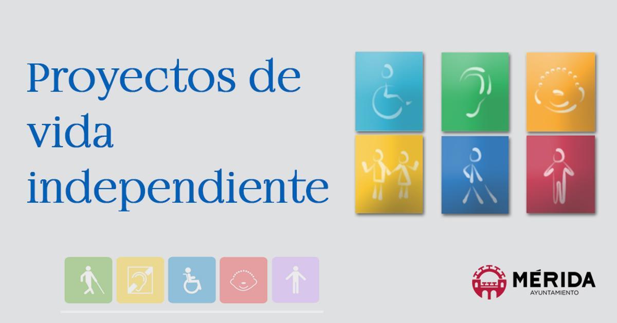 Cartel proyectos vida independiente.