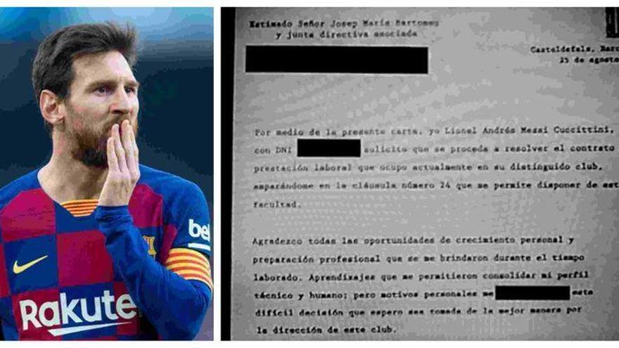 Messi pone de moda el burofax ¿Qué es y para qué se usa?