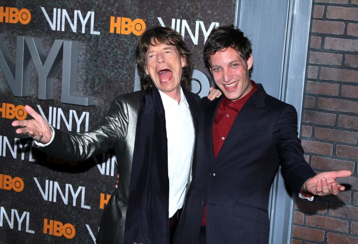 James Jagger y su padre, Mick Jagger
