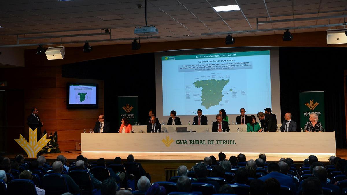 Imagen de la Asamblea de la Caja Rural de Teruel.