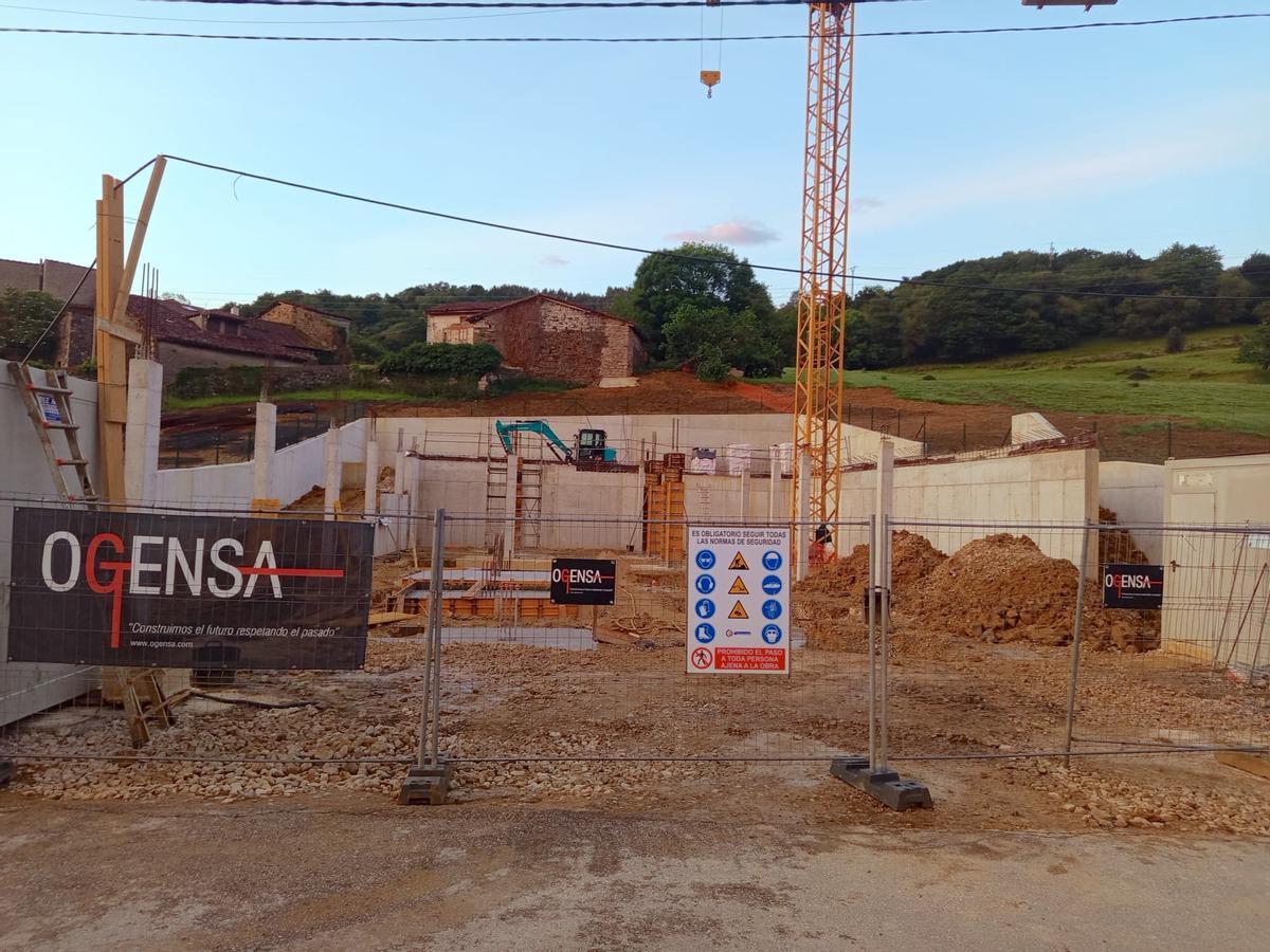 Obras de la residencia de Panes.