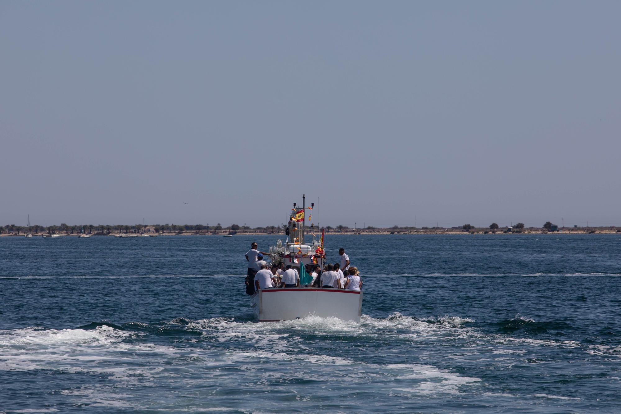 Procesión marítima de la Virgen del Carmen