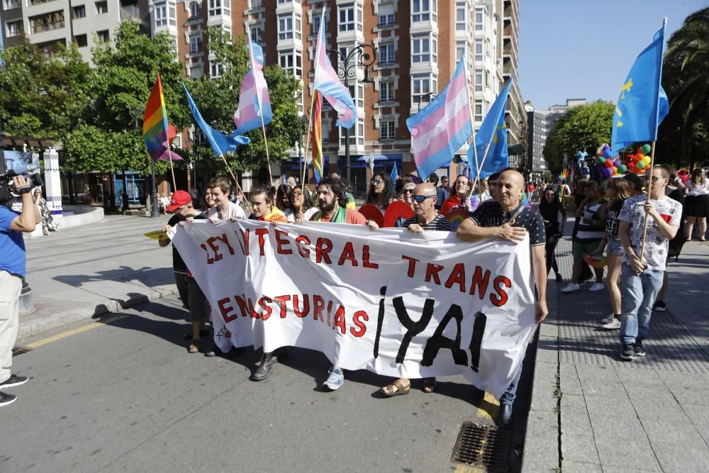 Desfile del "Orgullo del Norte", en Gijón