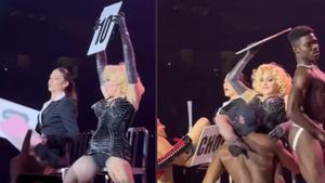 El momentazo inolvidable protagonizado por Madonna y Úrsula Corbero a ritmo de Vogue en su concierto en Barcelona