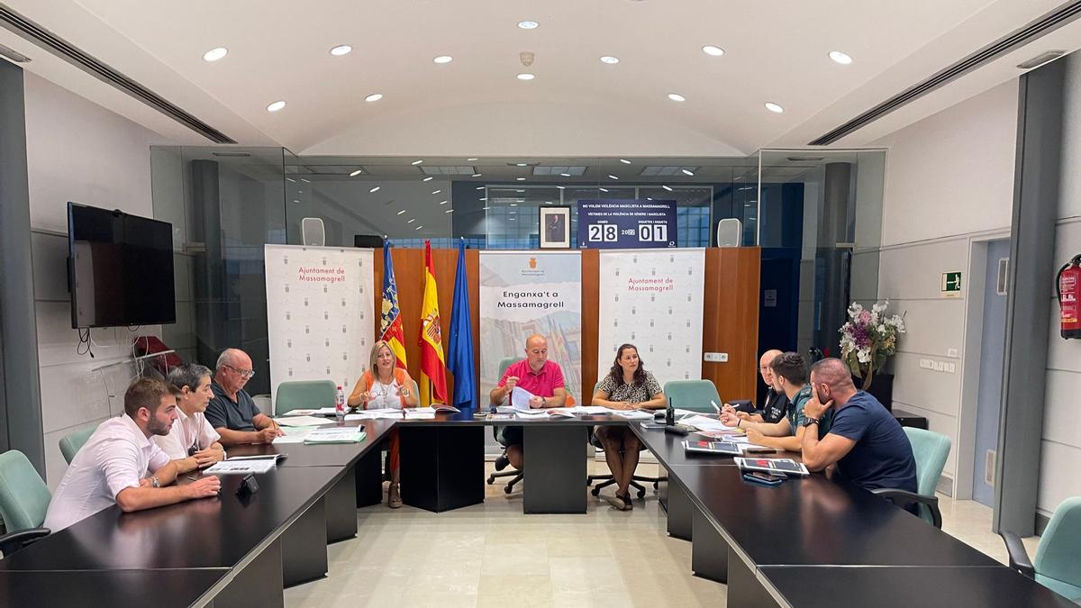 Reunión de seguridad para las fiestas mayores de Massamagrell