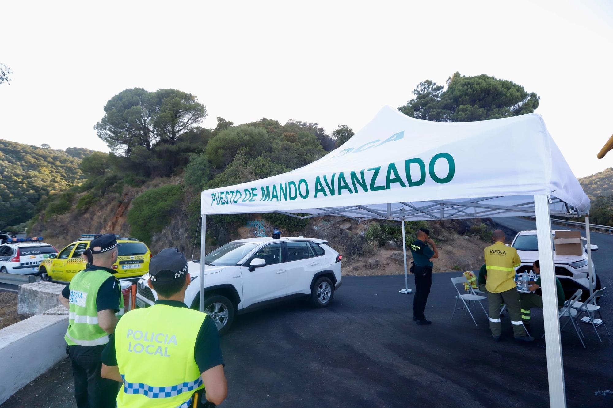 Así ha quedado la "zona cero" del incendio forestal en la sierra de Córdoba