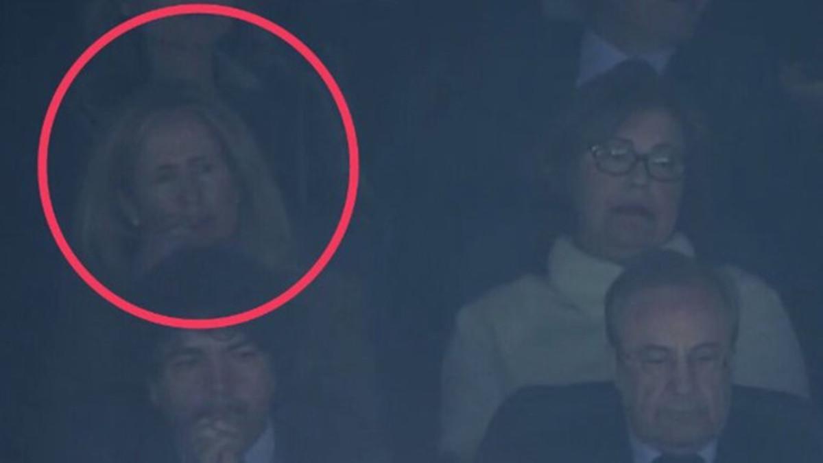 Marta Silva at the Bernabeu