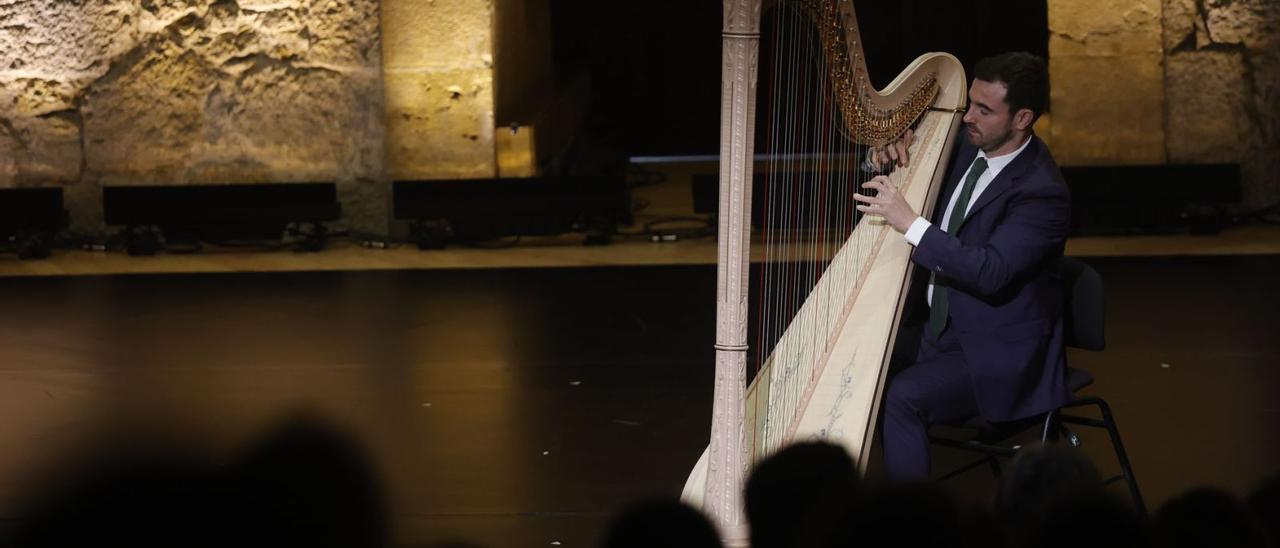 José Antonio Domené, durante el concierto de ayer en el Auditorio. | Miki López