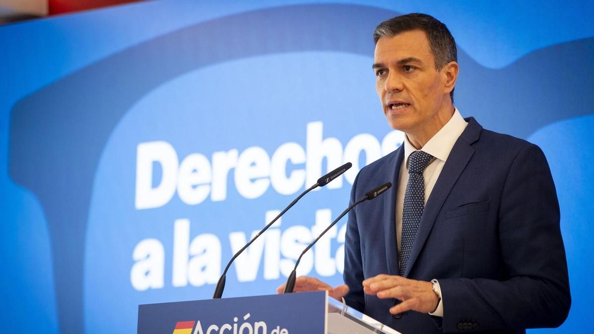 Sánchez anuncia una ayuda de 100 euros para gafas y lentillas para menores de 16 años