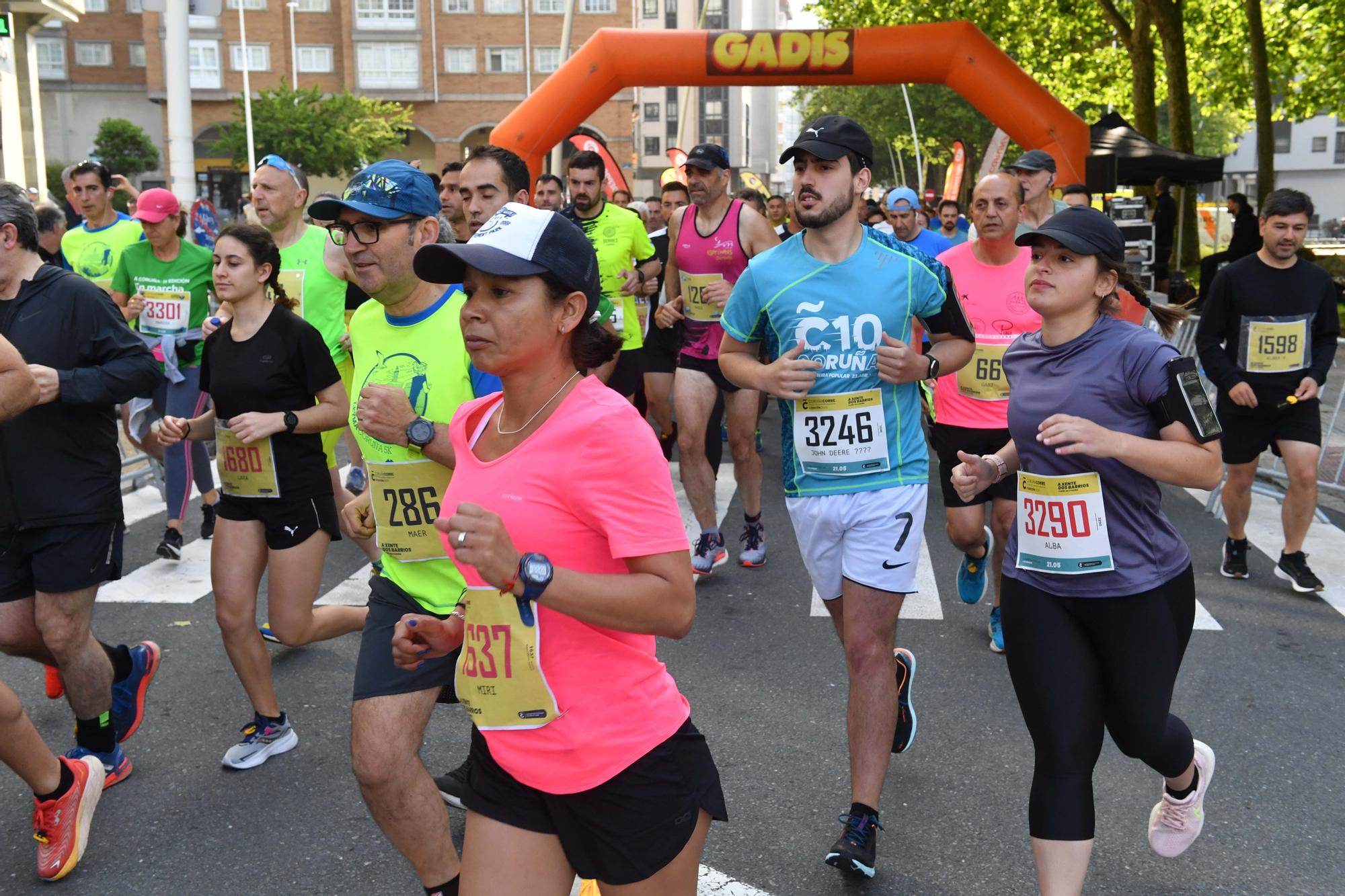 Carrera de Os Rosales del circuito Coruña Corre