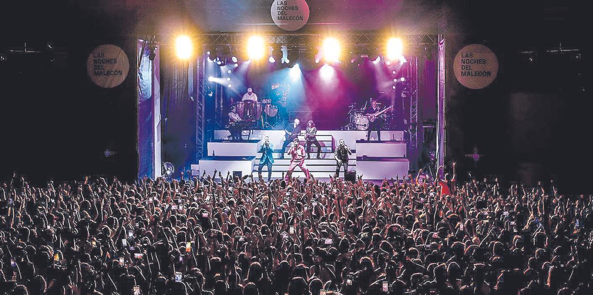 Una de las actuaciones de la pasada edición de 'Las Noches del Malecón'.