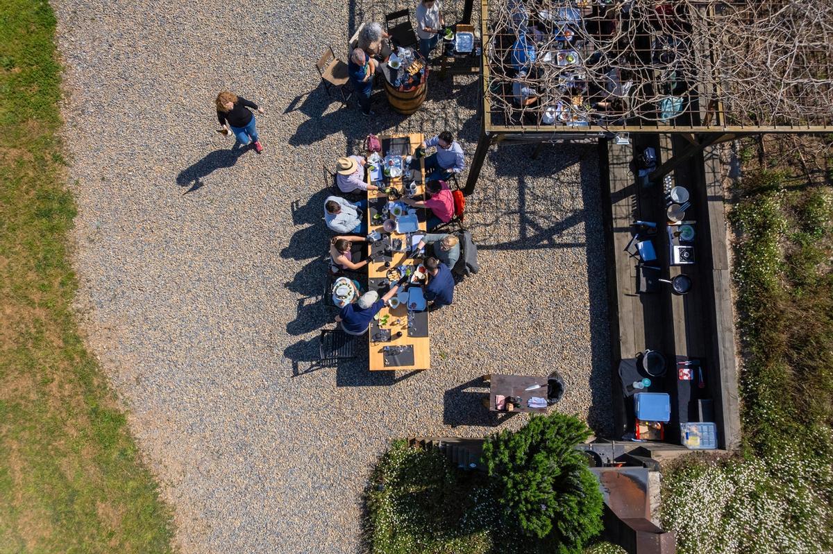 El Celler Viníric de Calonge en una activitat.