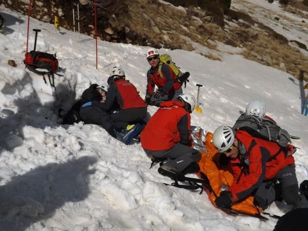 Simulacre de rescat a Vallter