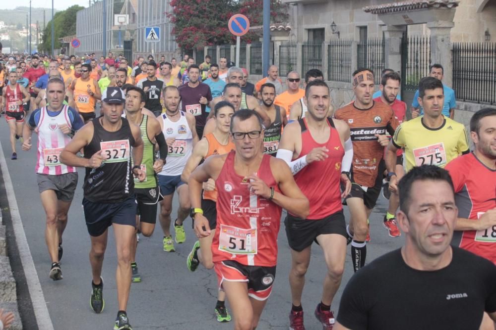 Prieto y Figueroa se cuelgan el oro en la 21K Costa da Vela. // Santos Álvarez