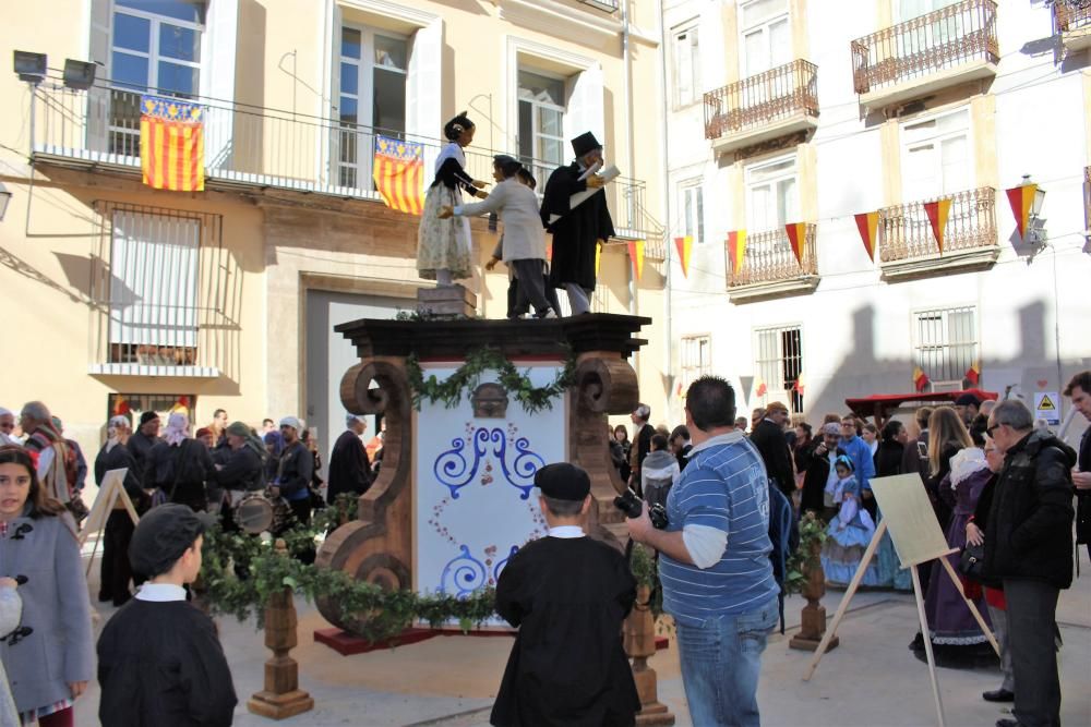 Fiesta fallera decimonónica para celebrar el aniversario del Patrimonio