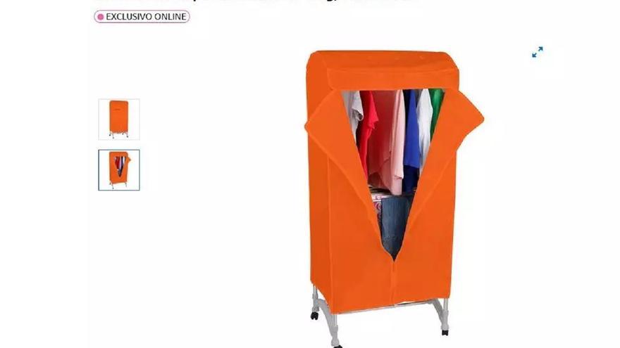 El armario-secador portátil de Carrefour con el que dirás adiós al tendedero en medio del salón