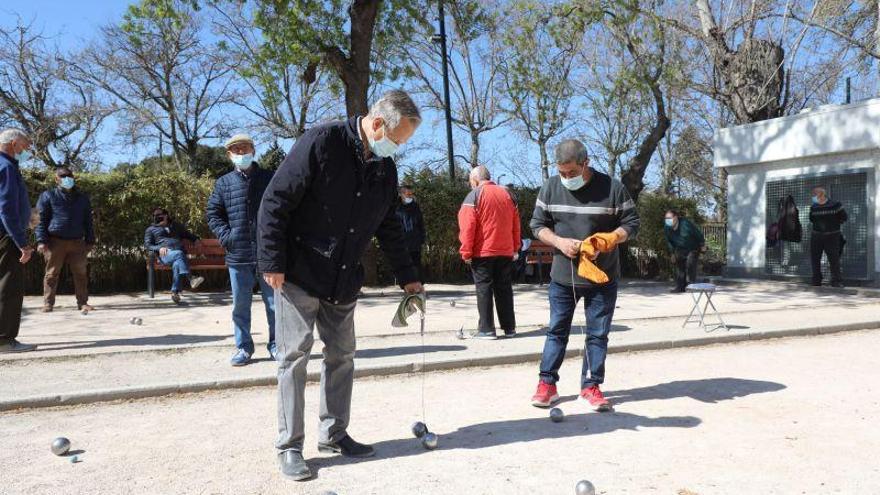 Esta pista de petanca es un primor