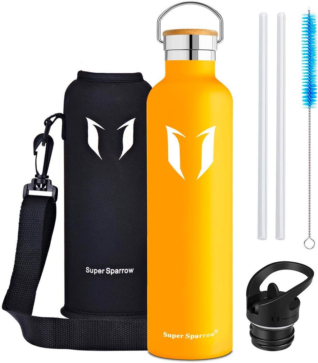 Botella de agua de acero