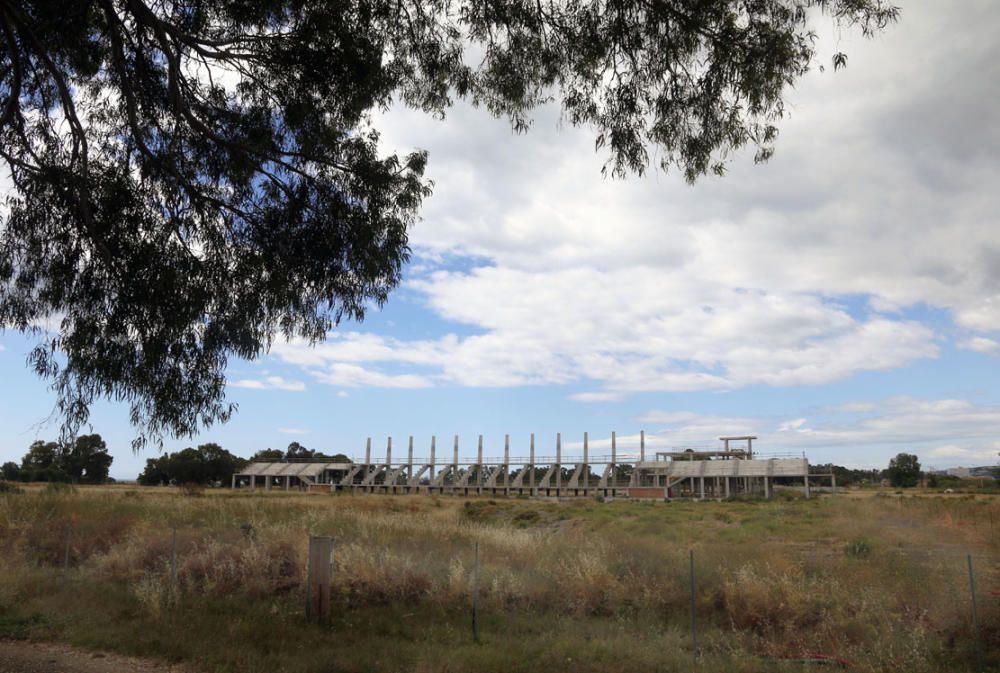 Arraijanal: Las obras abandonadas de la Academia del Málaga CF