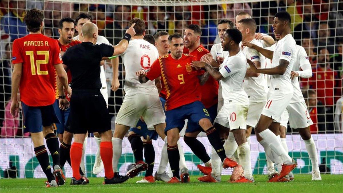 España-Inglaterra de la última Liga de Naciones