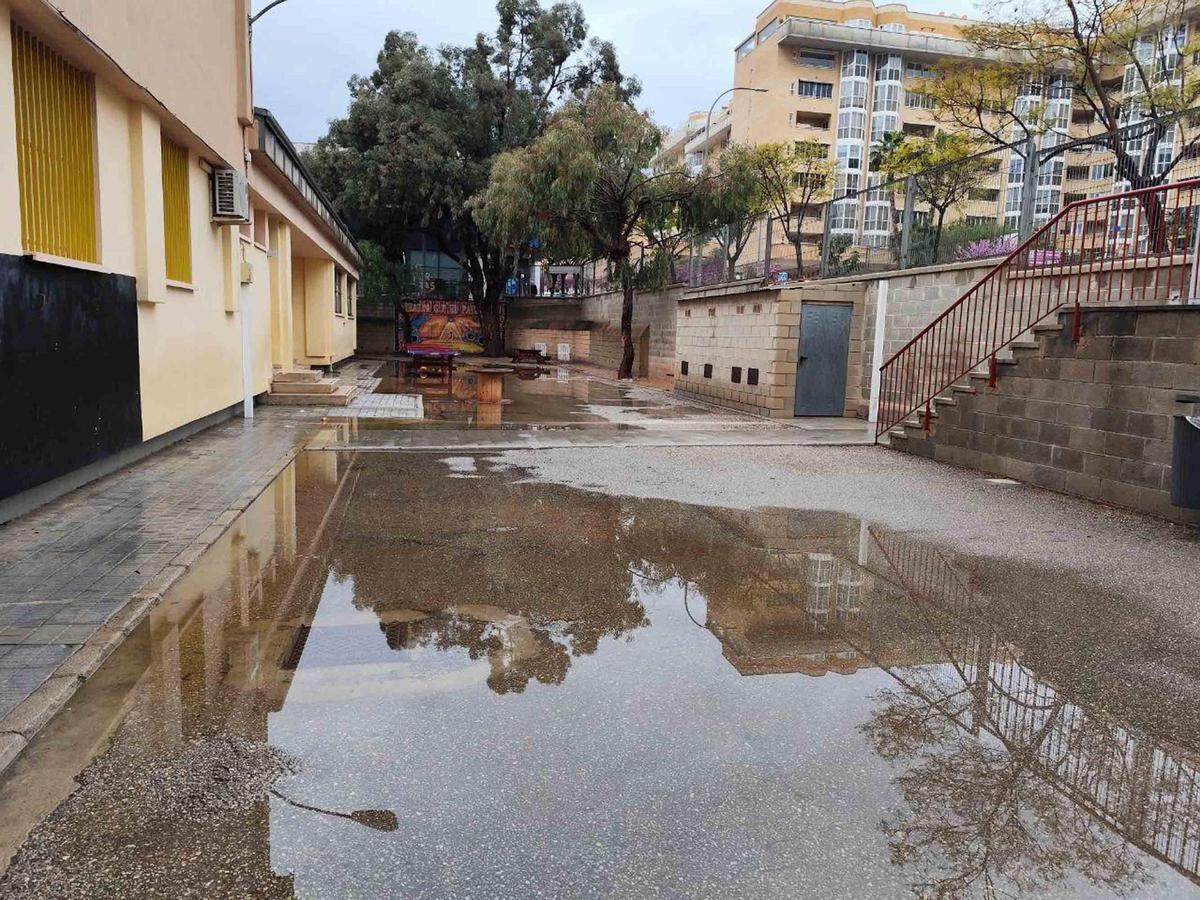 Las lluvias anegan colegios y generan incidencias en centros educativos