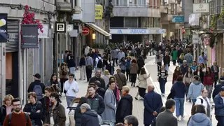 El censo de Pontevedra subió este siglo un 10%, la mitad de la media española