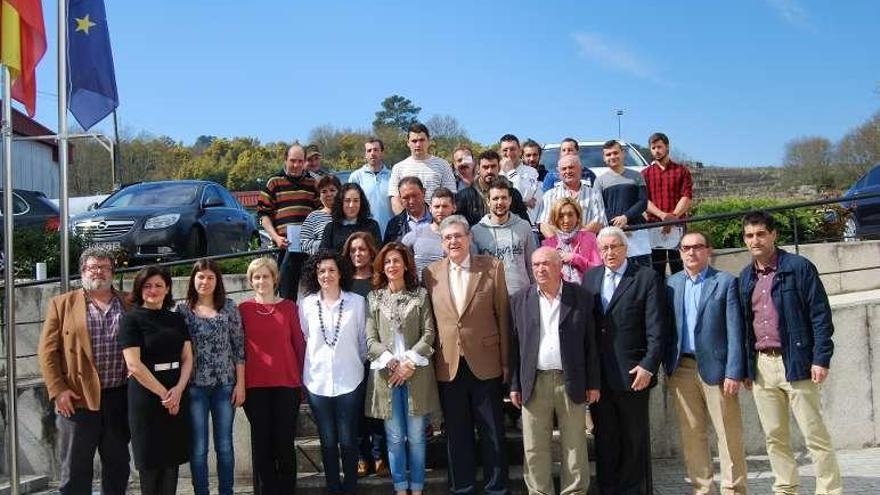 Participantes en el obradoiro de la Mancomunidad. // FdV