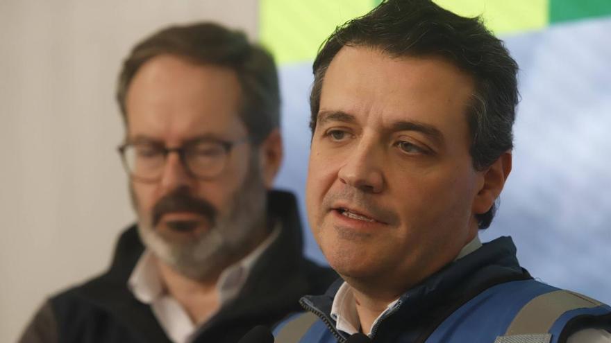 Bellido avisa de que el sábado por la noche "entramos en zona de riesgo" y de que el río puede alcanzar el caudal de 2010