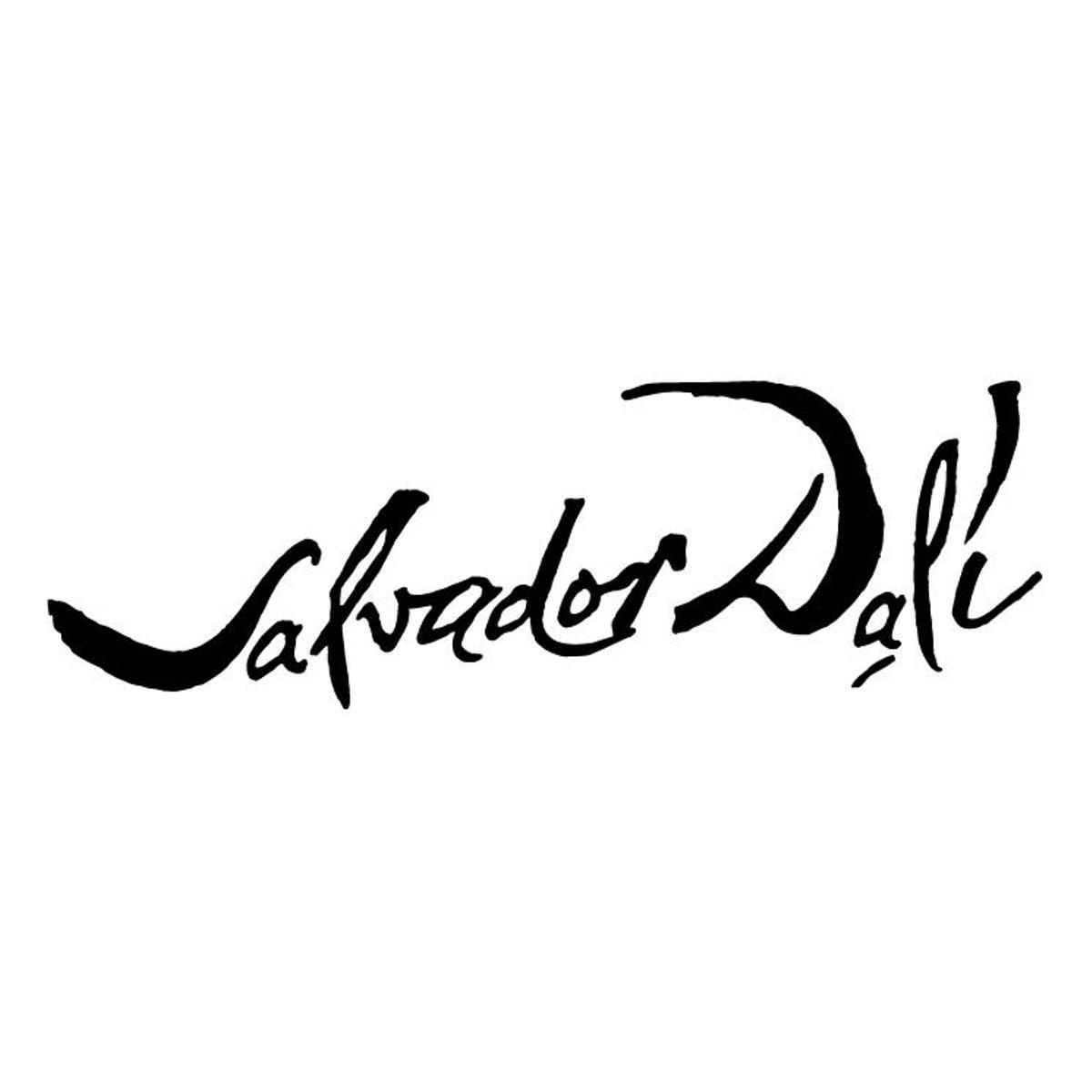 Una de las múltiples firmas de Salvador Dalí.