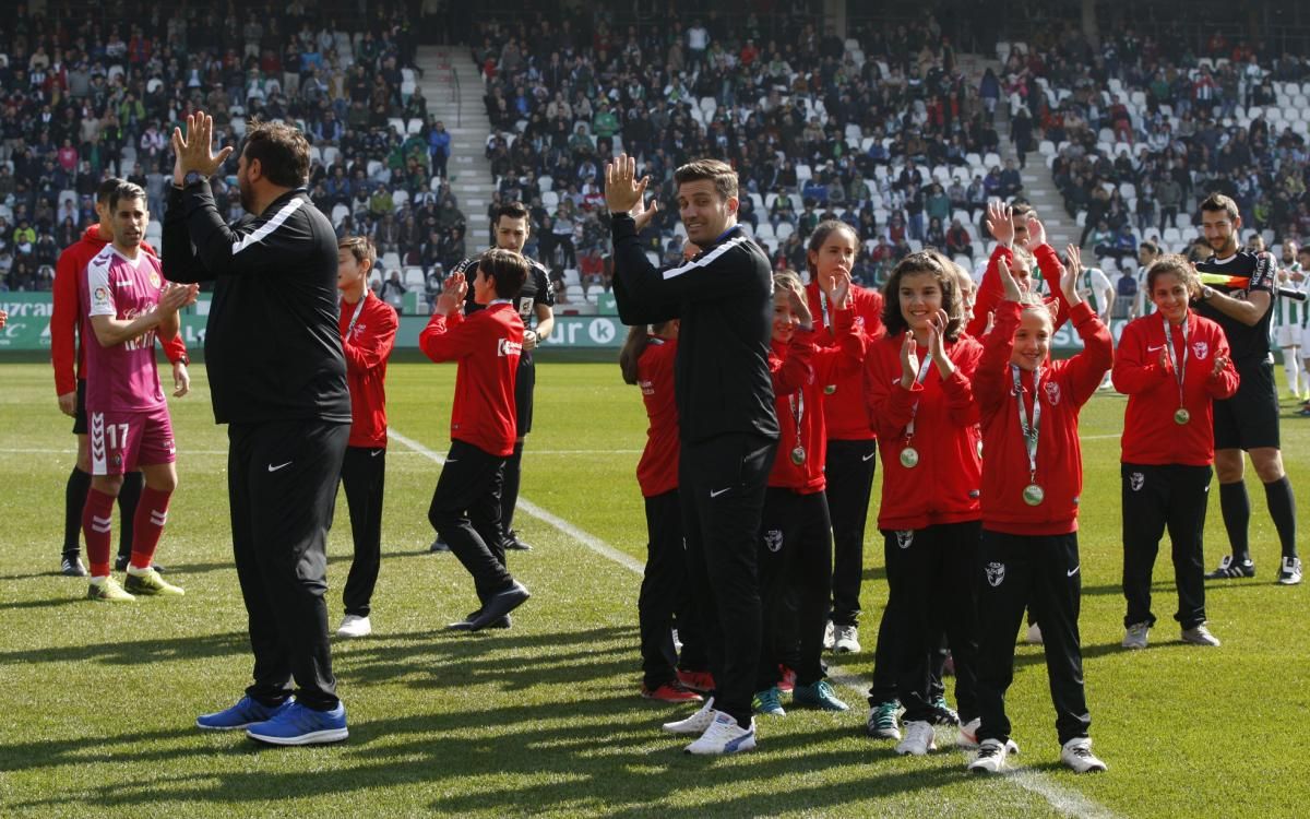 El Arcángel disfruta con la victoria del Córdoba