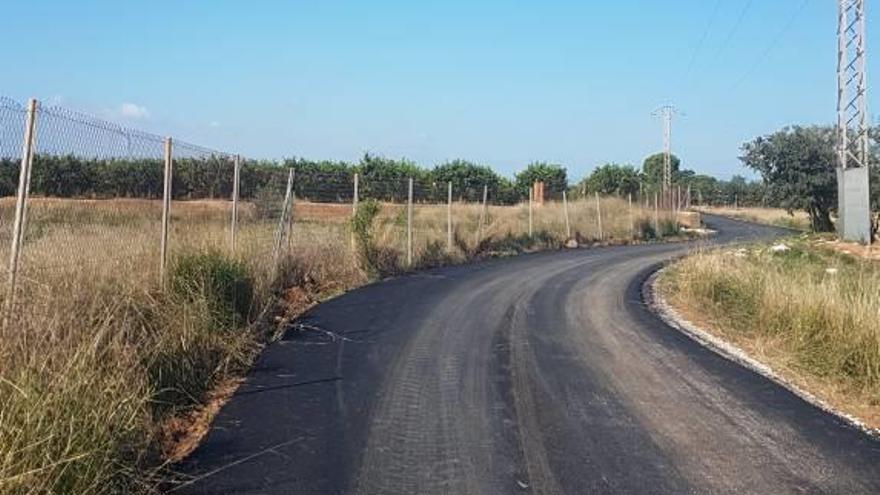 Obras en los caminos de la Mallà.