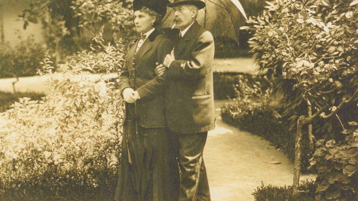 Joseph Sellier, coa súa muller en 1915. |   // LA OPINIÓN 