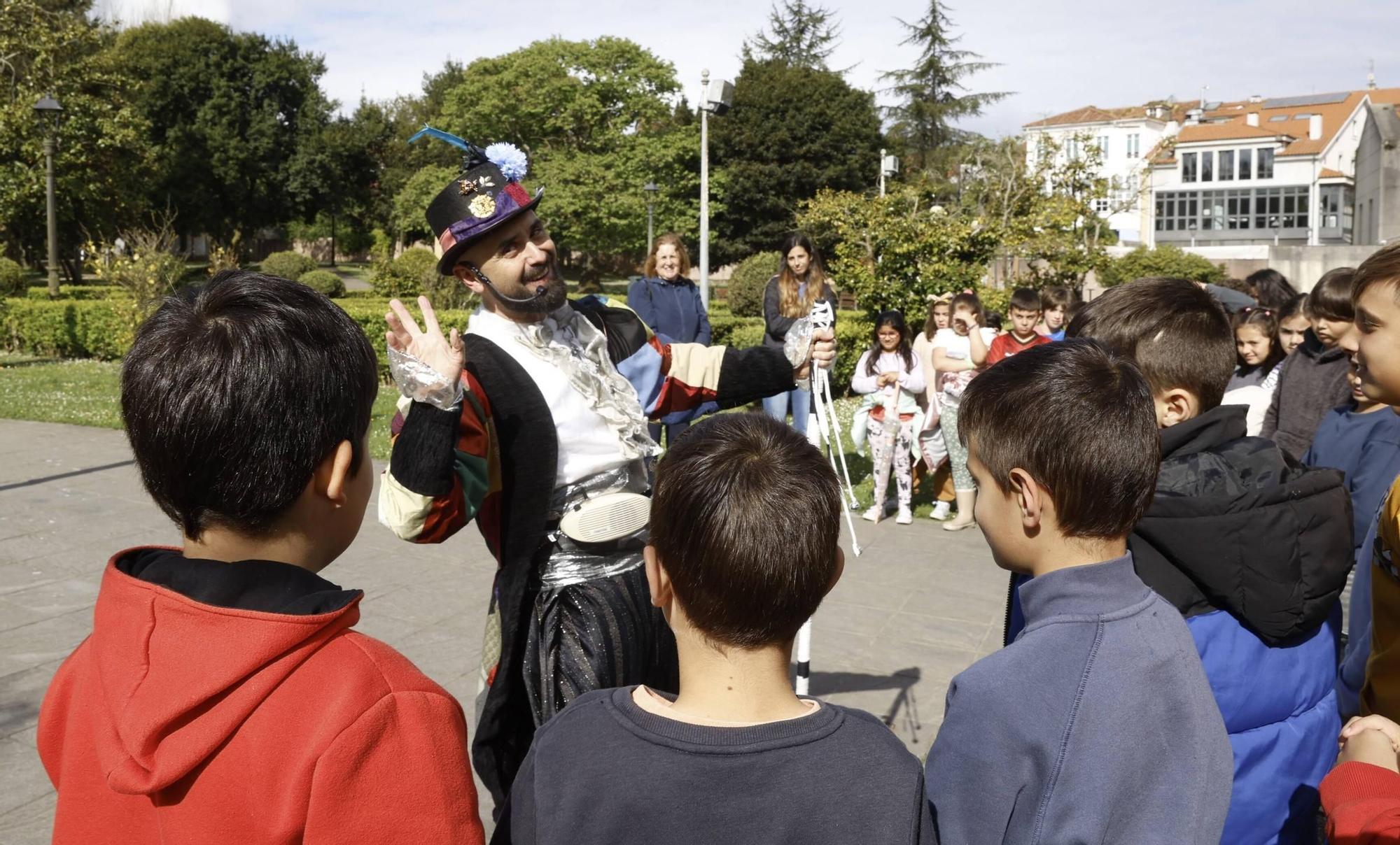 EN IMÁGENES: Así han sido las visitas teatralizadas por el Parque Ferrera de Avilés
