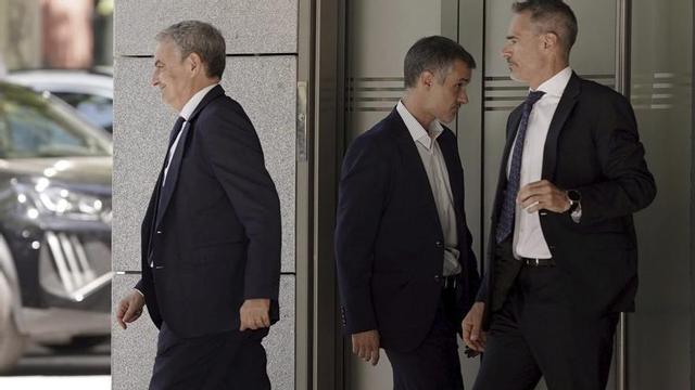José Luis Rodríguez Zapatero, ahir a la sortida de l’Audiència Nacional. | JOSÉ LUIS ROCA