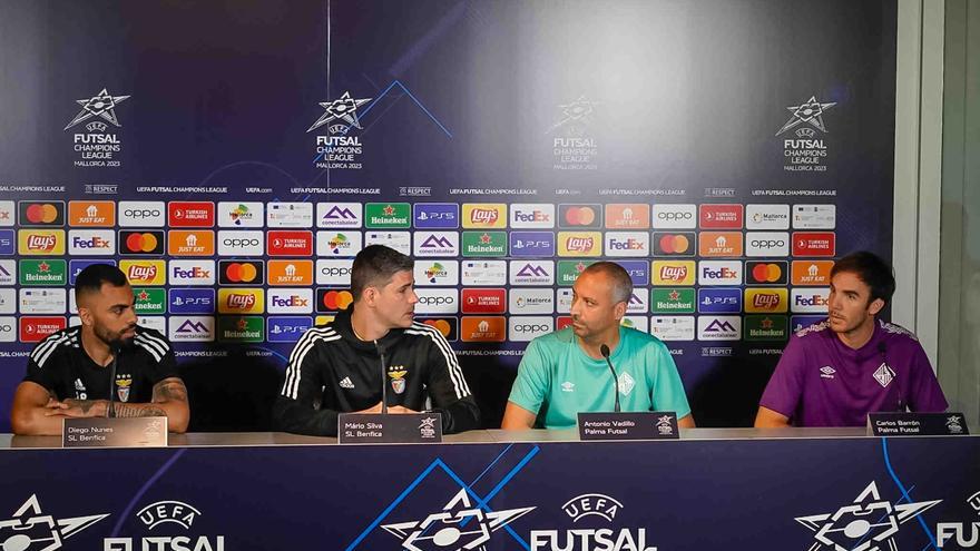 Antonio Vadillo, técnico del Palma Futsal: &quot;No tenemos ninguna presión, pero queremos pasar&quot;