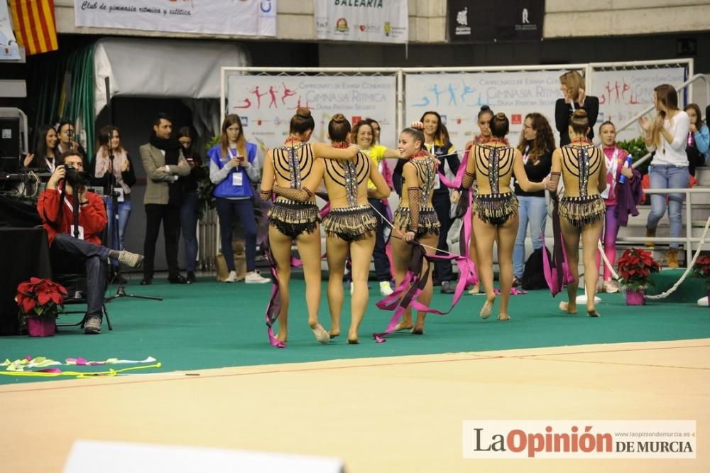 El Campeonato de España arranca en el Palacio de los Deportes con el Rítmica Pozuelo, Ruth Ritmo, Calpe, Praxis y Mabel como líderes