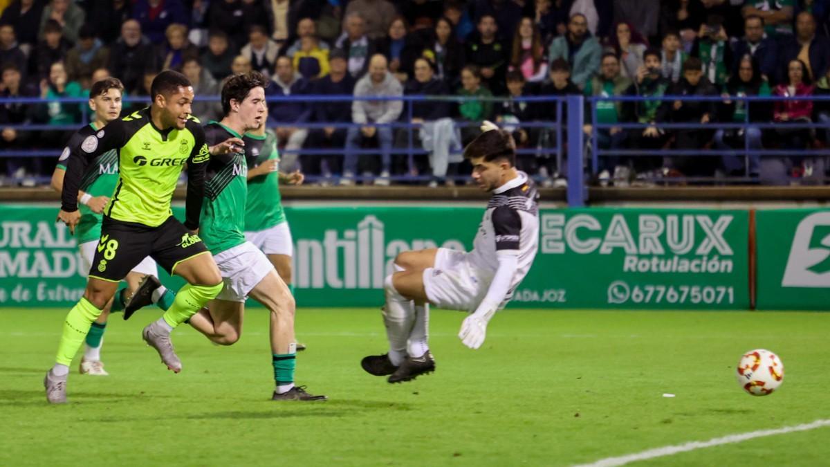 El delantero salió de suplente en el duelo de Copa del Rey frente al Gévora extremeño y anotó un doblete en 18 minutos