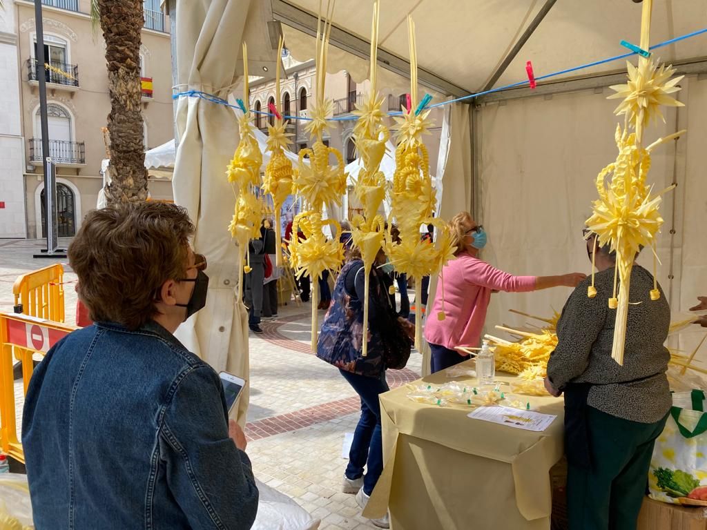 Este es el ambiente en el mercado de la Palma Blanca