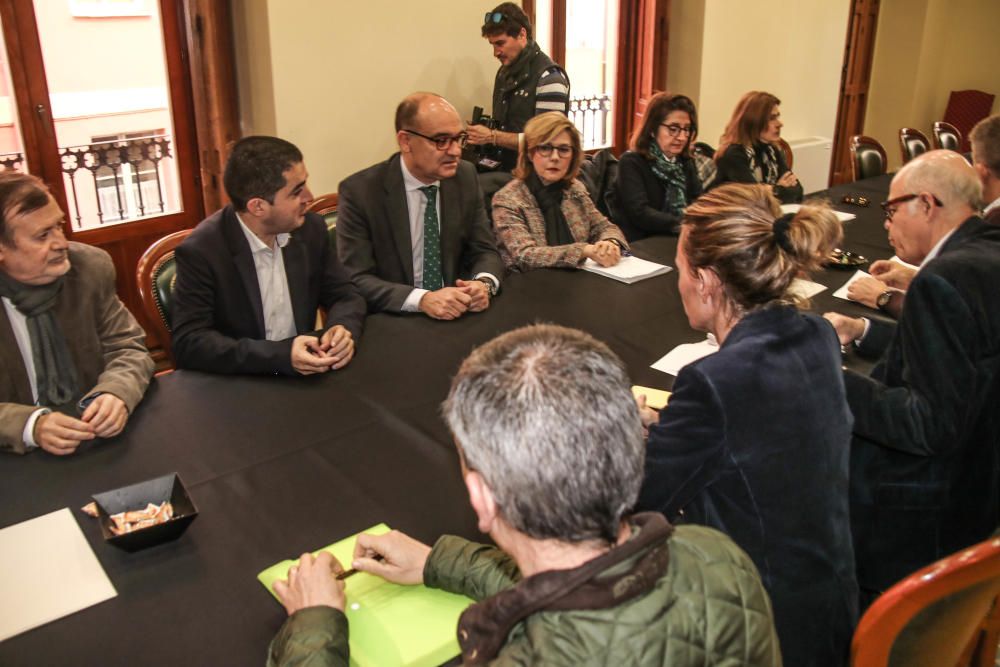 Reunión de la dirección de la UA en Alcoy