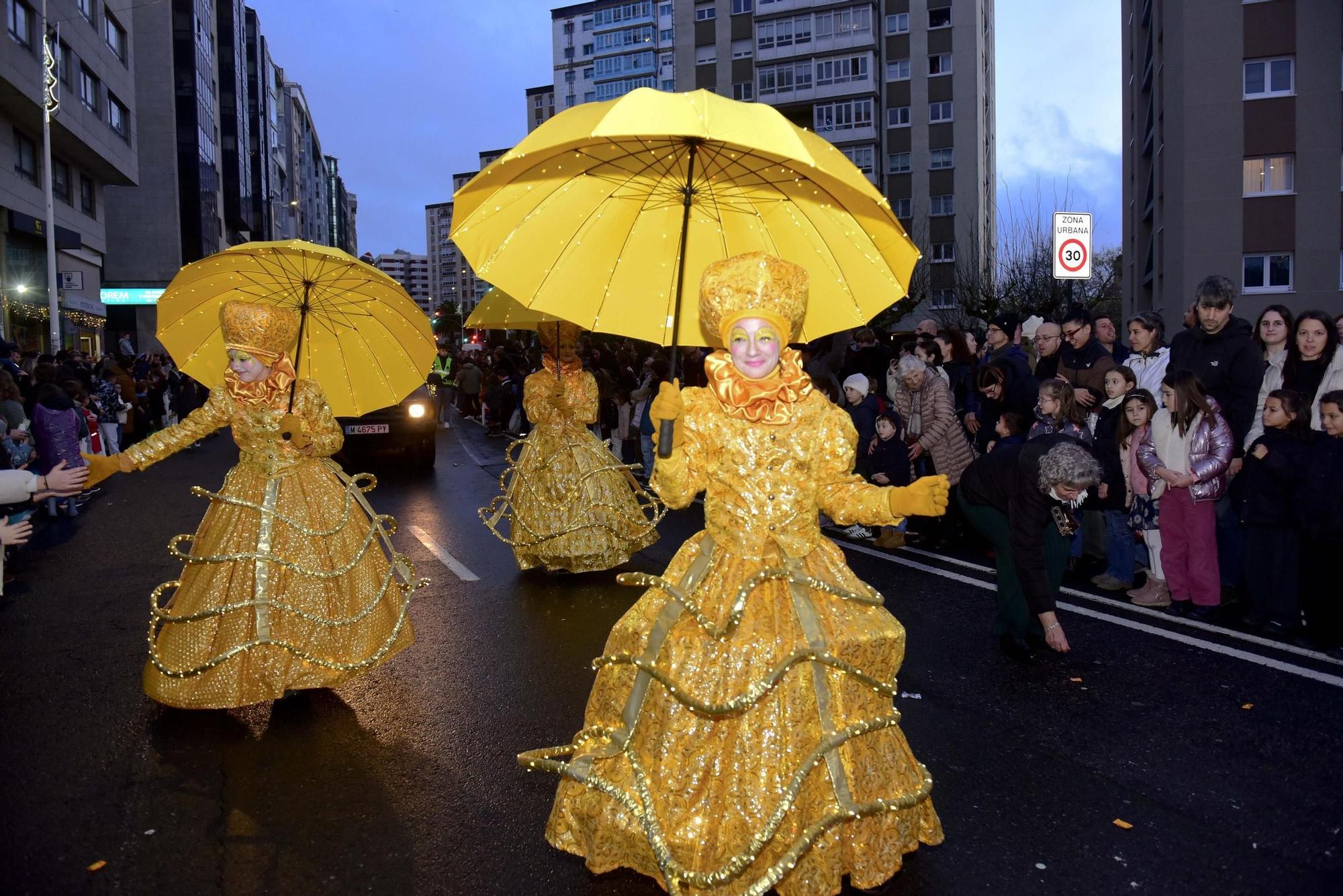 La llegada de los Reyes Magos a María Pita