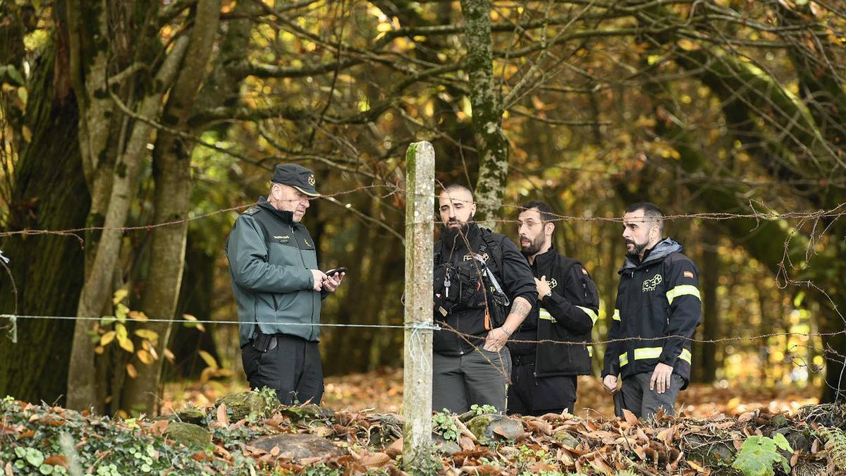 Operativo en la Carballeira do Rodo.