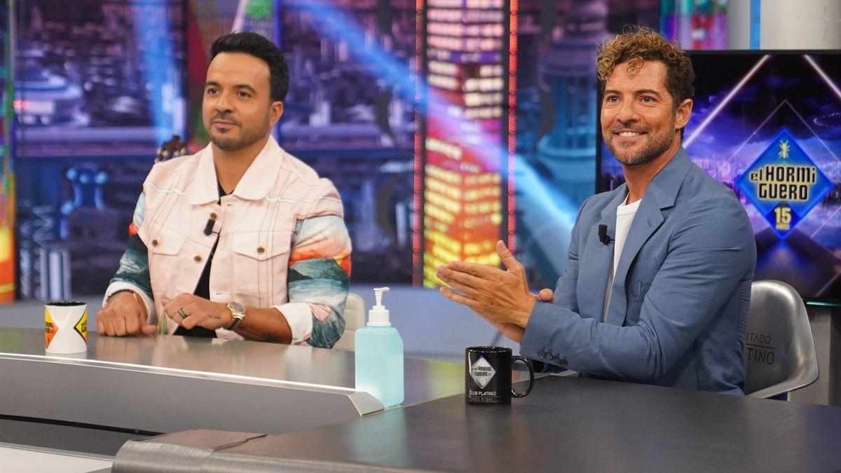 David Bisbal y Luis Fonsi en &#039;El Hormiguero&#039;.